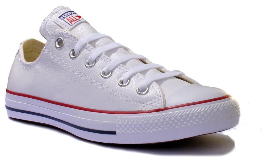 Converse 132173 CT All Star Low Leather Trainer In White