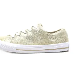 Converse Chuks Gold Slip Ons Fabric Gold Colour For Women