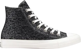 Converse Wmns Chuck Taylor All Star High Metallic Shimmer Sneakers - Black