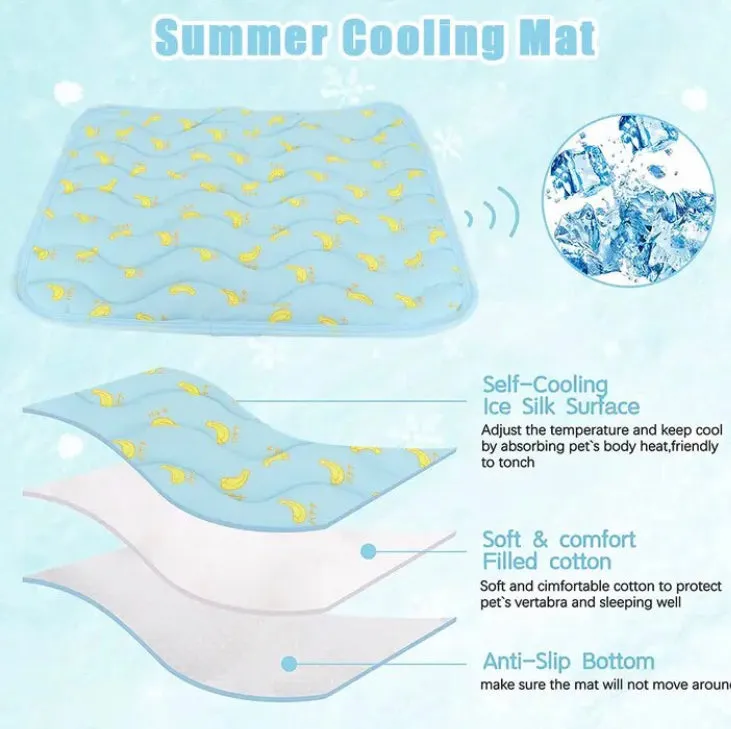 Cooling Mat Pad Pet Dog Cat Rabbit