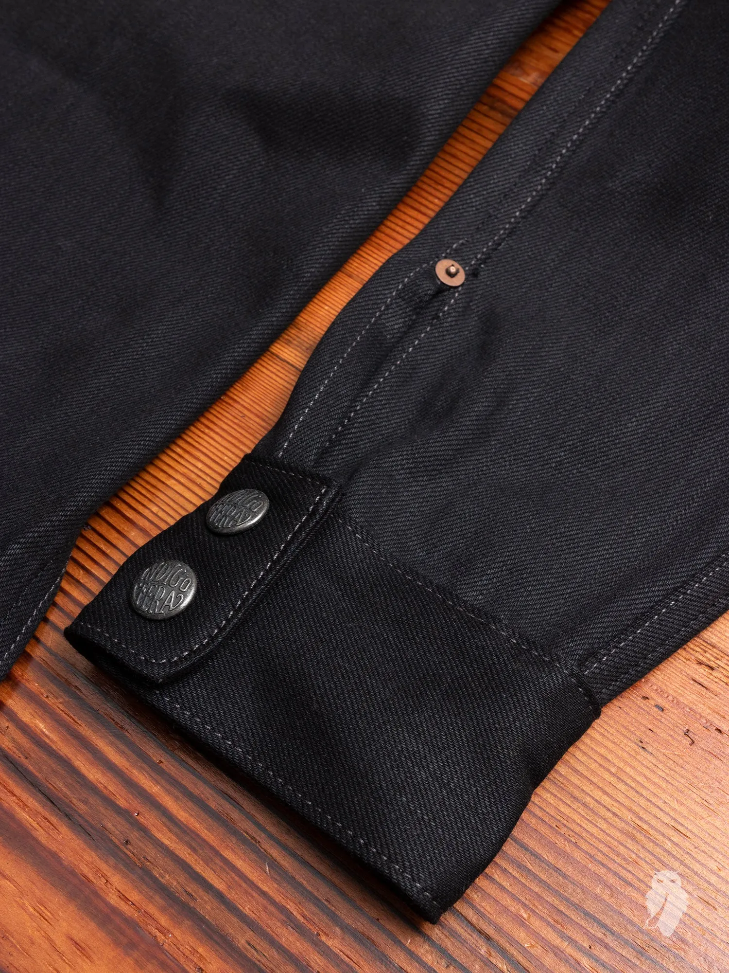 Copeland 14oz Denim Shirt in Black