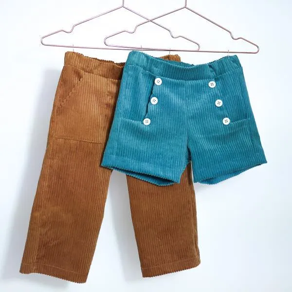 Corduroy 4w Fabric - Celadon