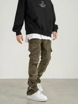 CORDUROY CARGO PANTS