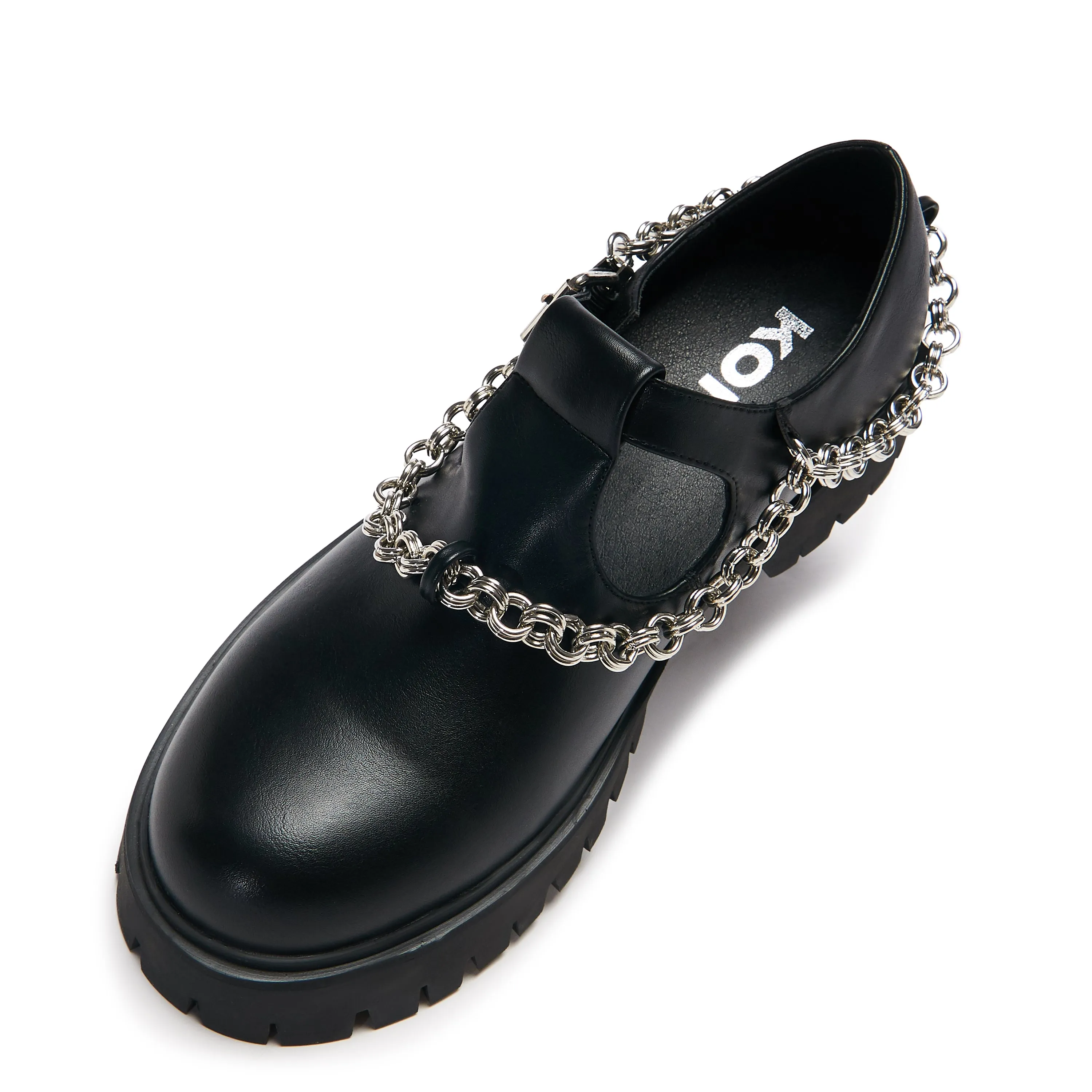 Cosmere Men's Chain Mary Janes - Black