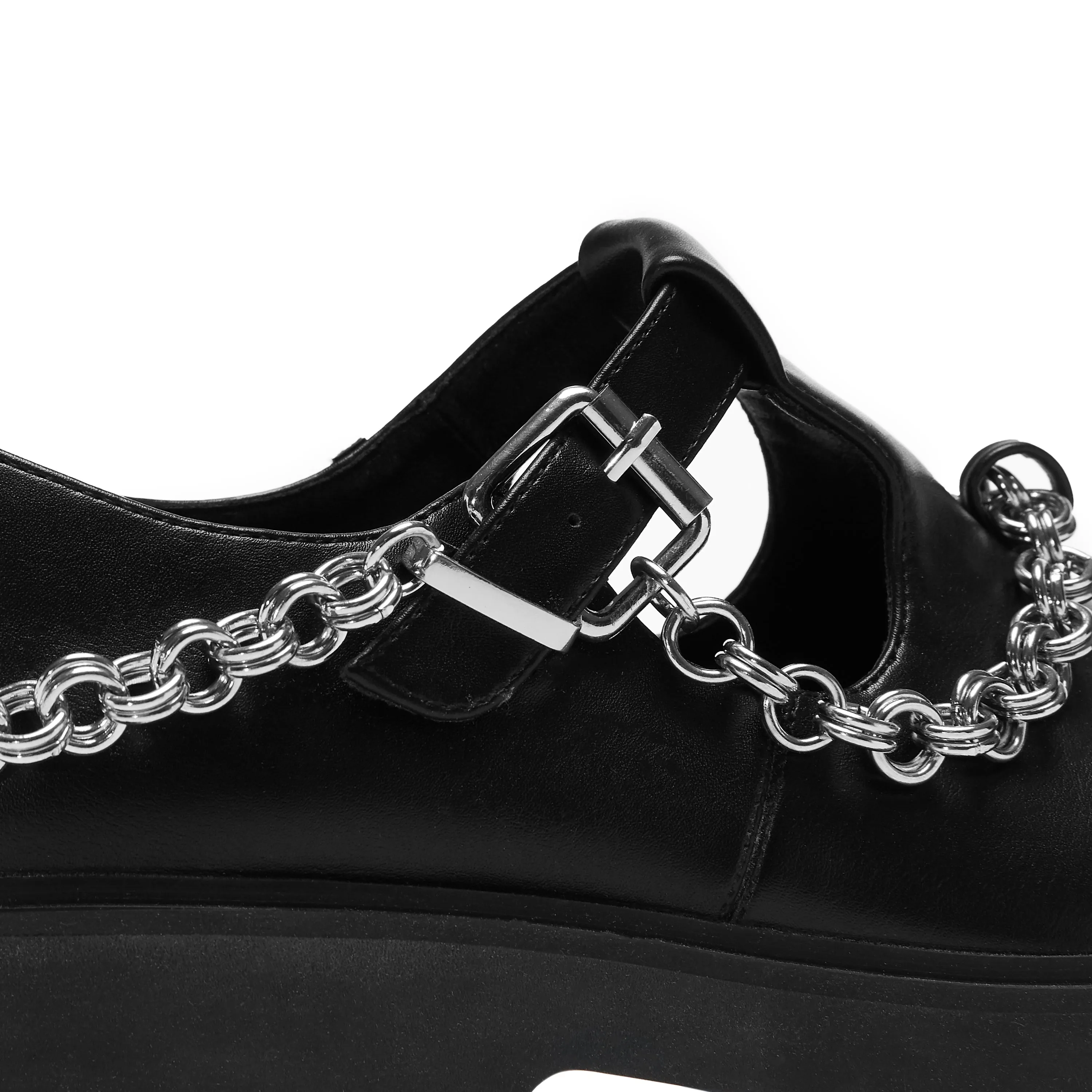 Cosmere Men's Chain Mary Janes - Black