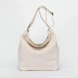 Cotton Canvas Hobo Bag Canvas Hobo Crossbody Bag Womens