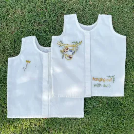 Cotton Jhablas/Vests -Set of 2(Sloth)