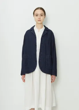 Cotton Linen Denim Jacket