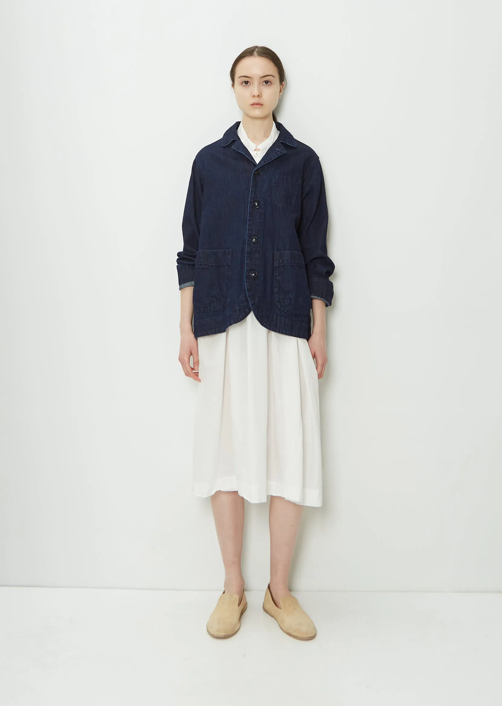 Cotton Linen Denim Jacket