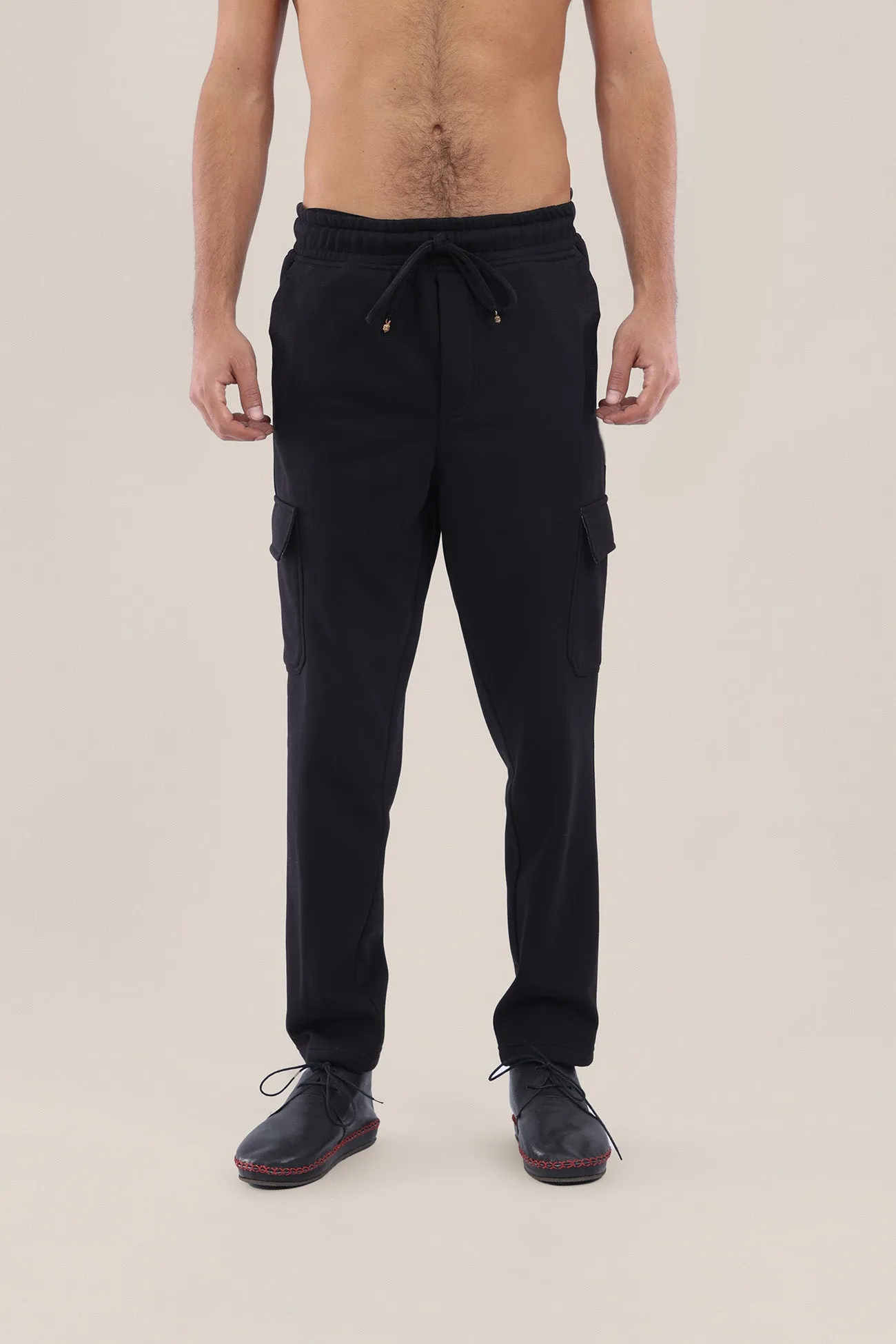 Cotton Milton Sweatpants with drawstring