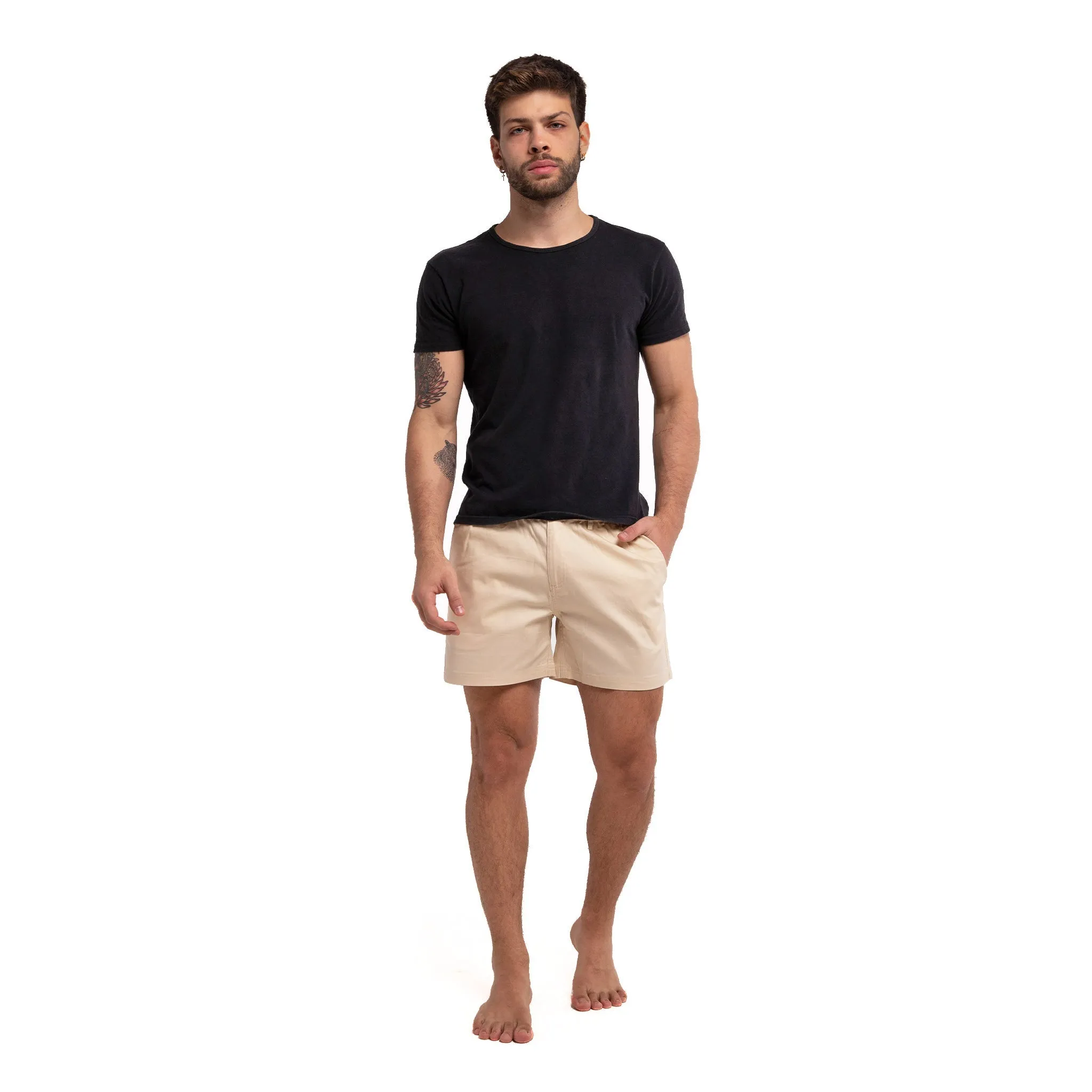 Cotton Shorts - Khaki