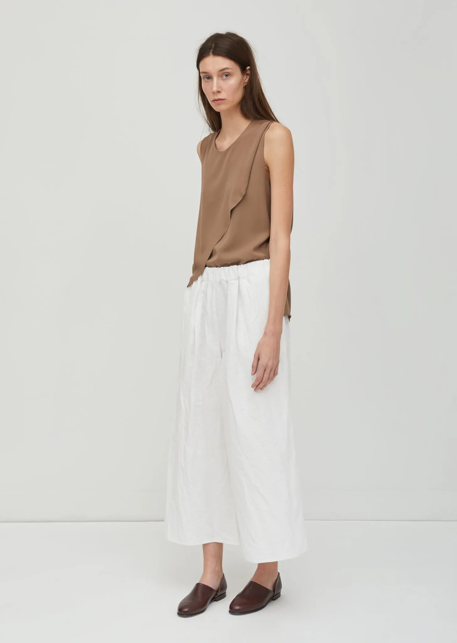 Cotton Wide Leg Pants