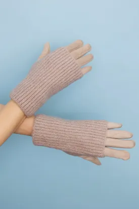 Cozy Knit Wool-Blend Touchscreen Gloves