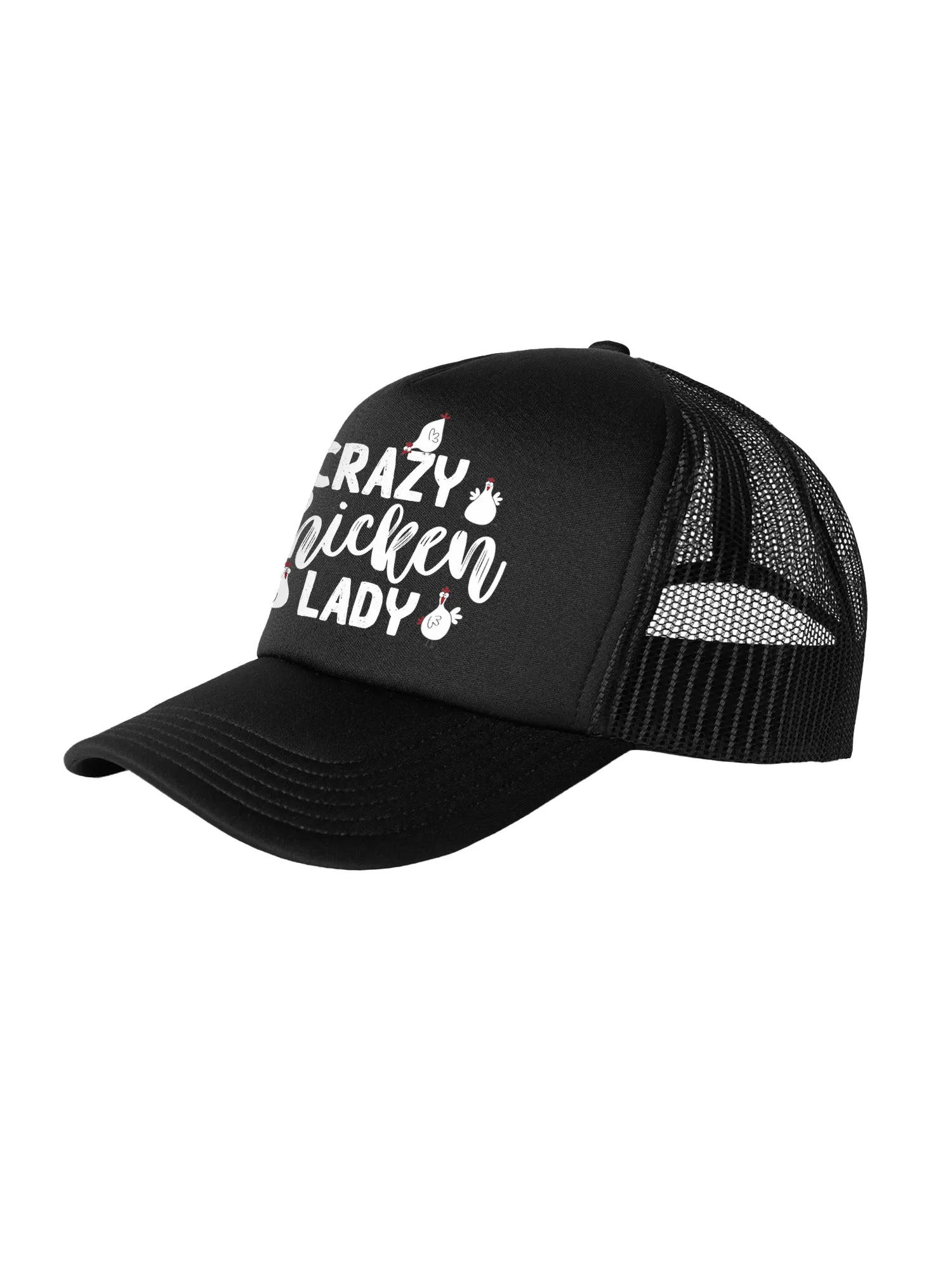 Crazy Chicken Lady Foam Trucker Cap