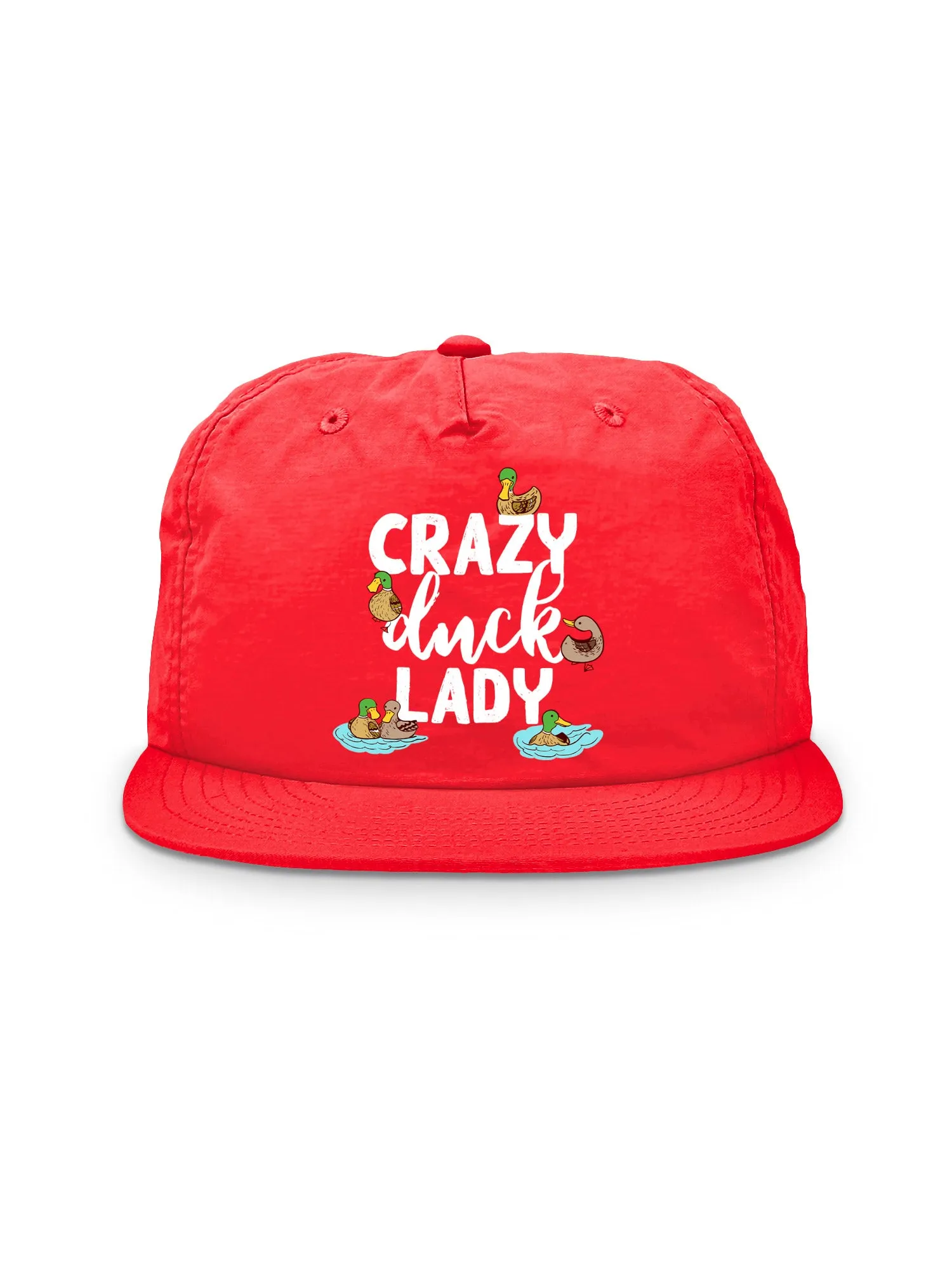 Crazy Duck Lady Quick-Dry Cap