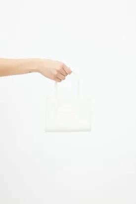 Cream Glue Small Shopping Bag