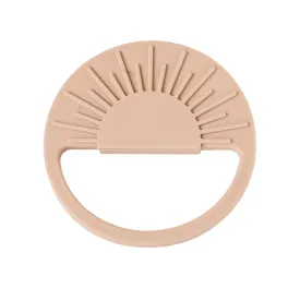 Cream Sunburst Teething Toy