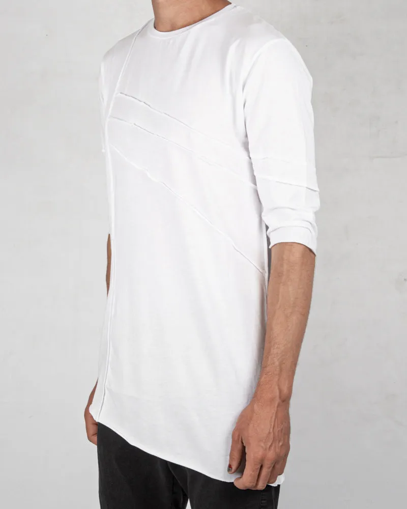 Crew neck tshirt white