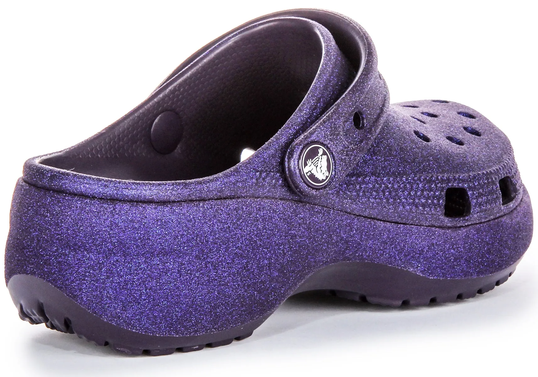 Crocs Classic Purple Glitter In Purple For Women