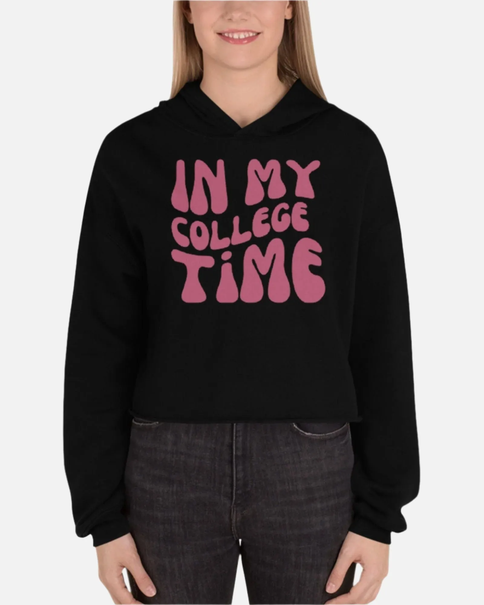 Crop Hoodie for Students - Stylish Comfort at Neleti.com