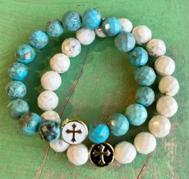 Cross Spring Bracelet