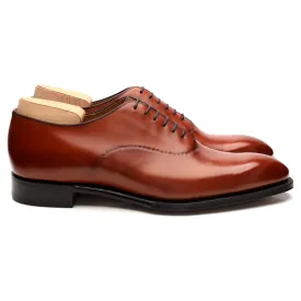 Crown Collection 'Eliot' Tan Brown Leather Wholecut Oxford UK 9