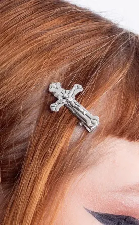 Crucifixion Hair Clip Set