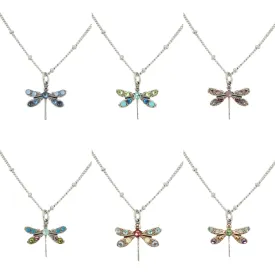 Crystal Dragonfly Necklace