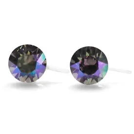 Crystal Paradise Sunshine Swarovski crystal invisible clip on stud earrings