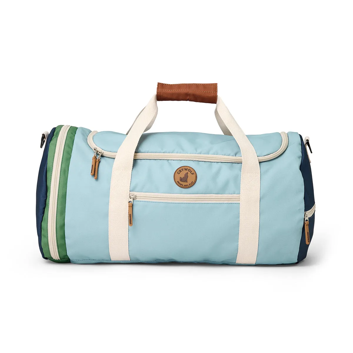 CRYWOLF PACKABLE DUFFEL - OCEAN COLOUR BLOCK