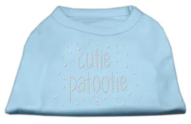 Cutie Patootie Rhinestone Shirts Baby Blue XL (16)