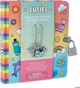 Cuties Lock & Key Diary