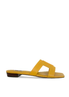 Dahlia Sandal - Mustard Yellow