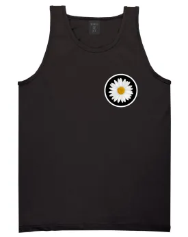 Daisy Flower Chest Mens Tank Top Shirt