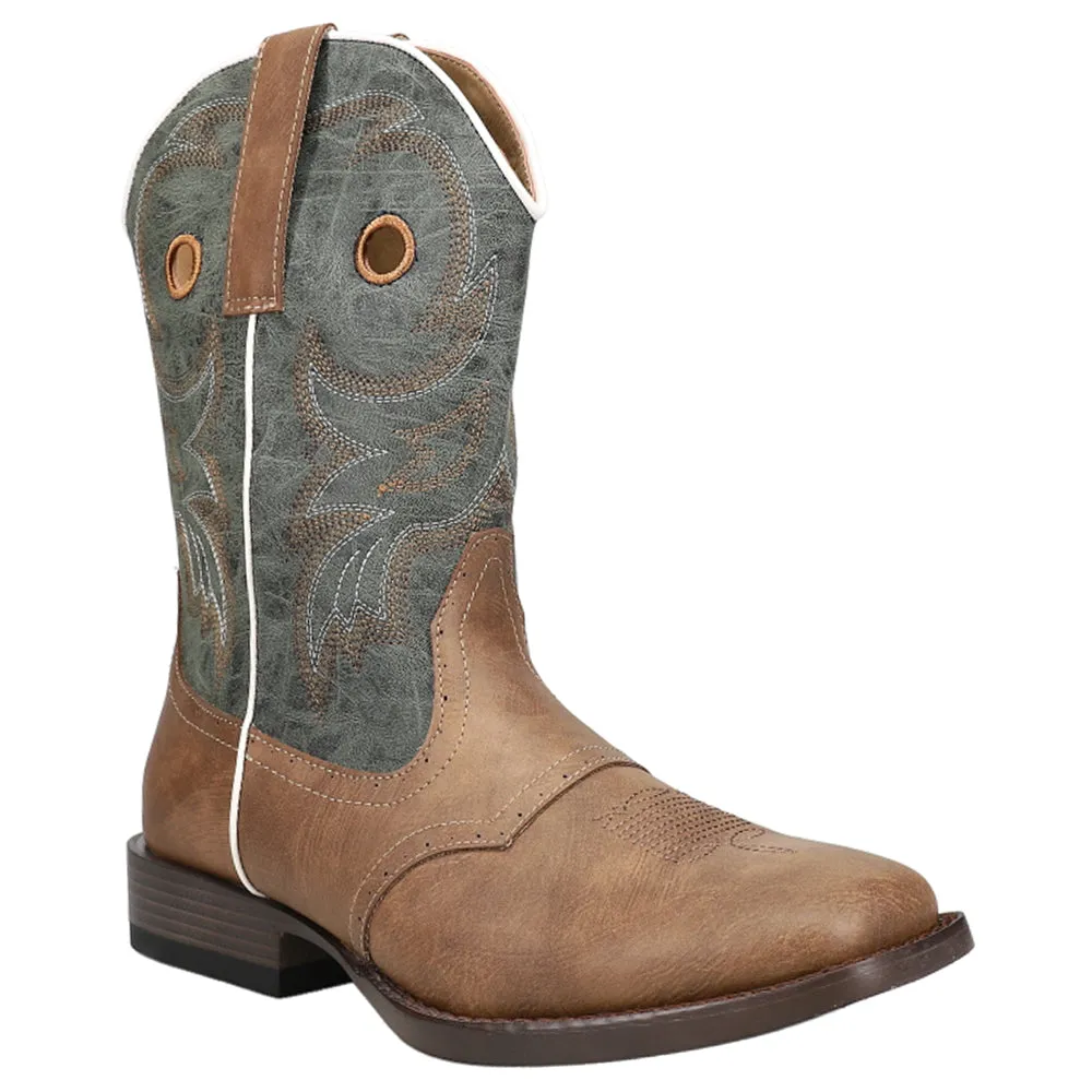 Daniel Square Toe Cowboy Boots