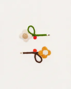 Flower Hair Clips