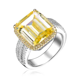 Déco Champagne Rectangular Ring