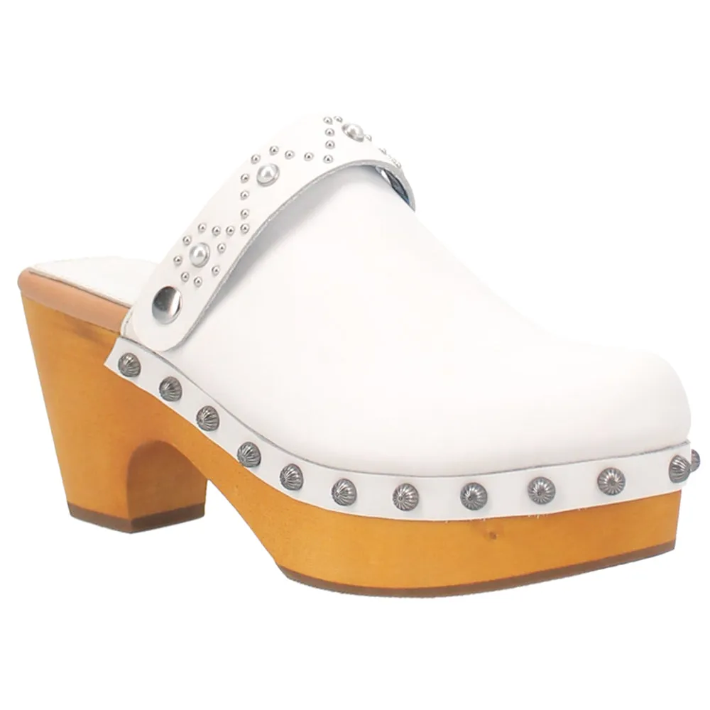 Deadwood Studded Platform Clogs