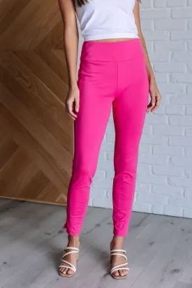 Dear Scarlett Magic Skinny 28" Inseam Pants in Hot Pink