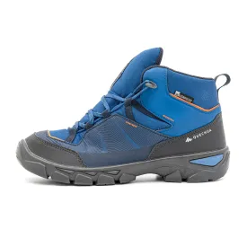 Decathlon Quechua Mh120 High-Top Sneakers Fabric Blue Colour For Men