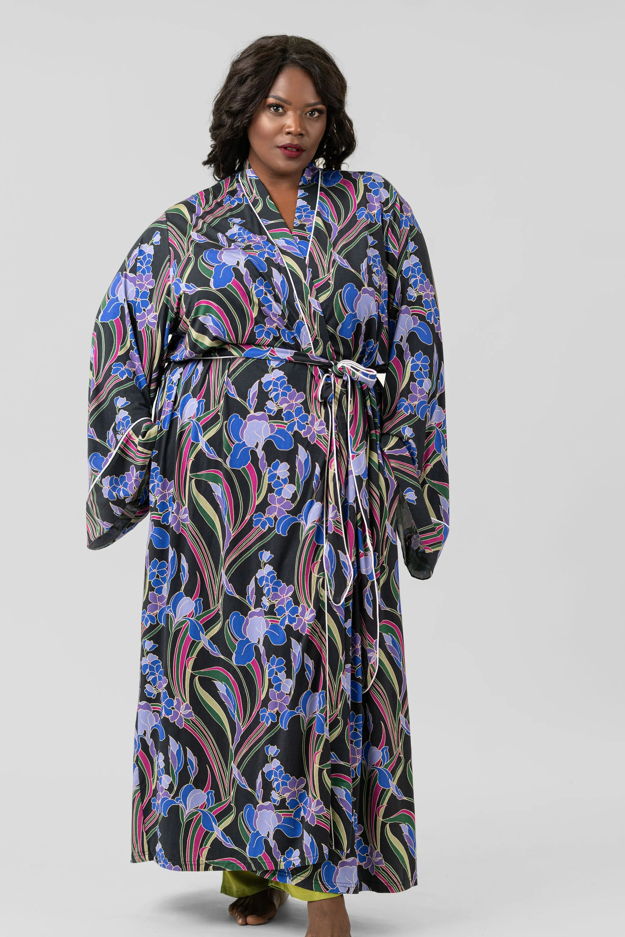 DECO IRIS MAXI ROBE