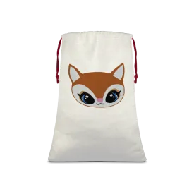 Deer Head Sublimation Linen Drawstring Sack