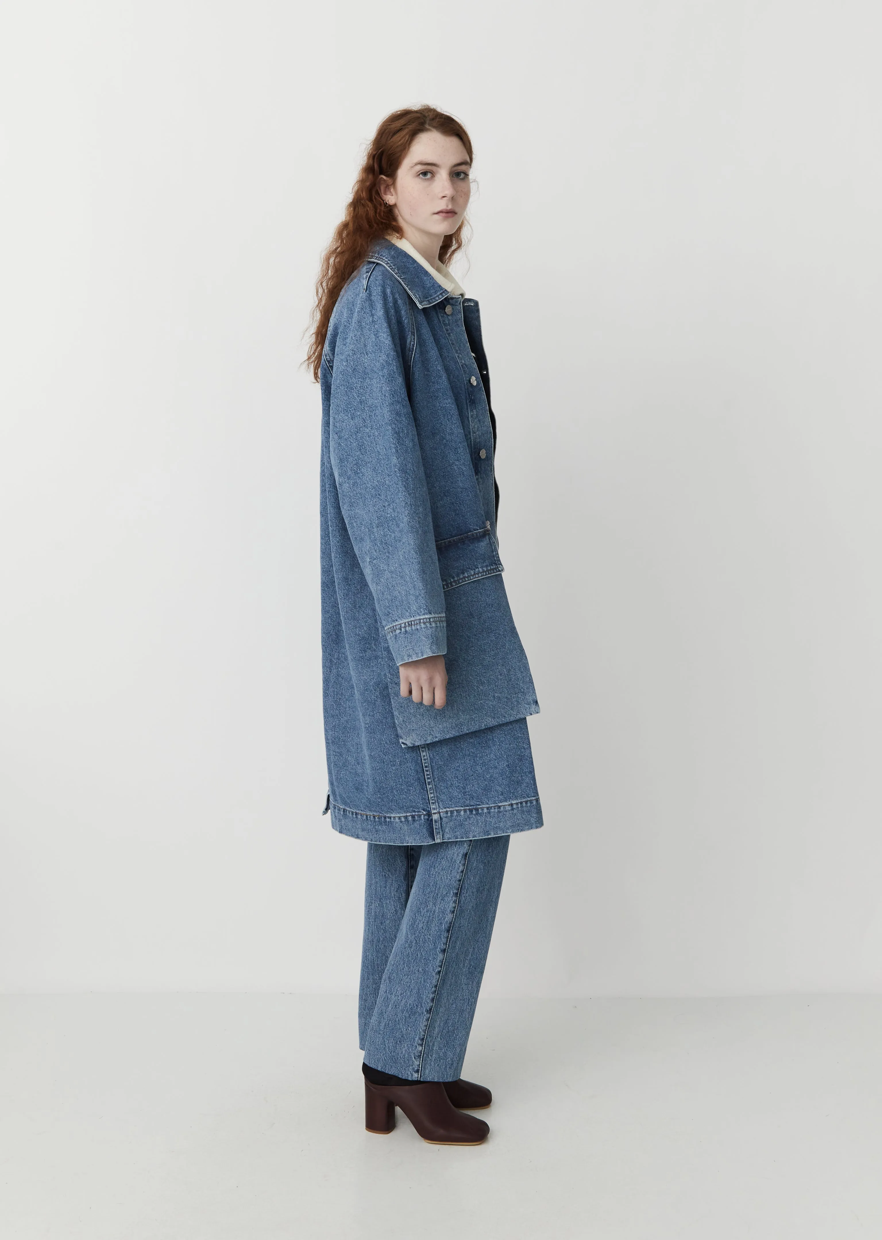 Denim Trench