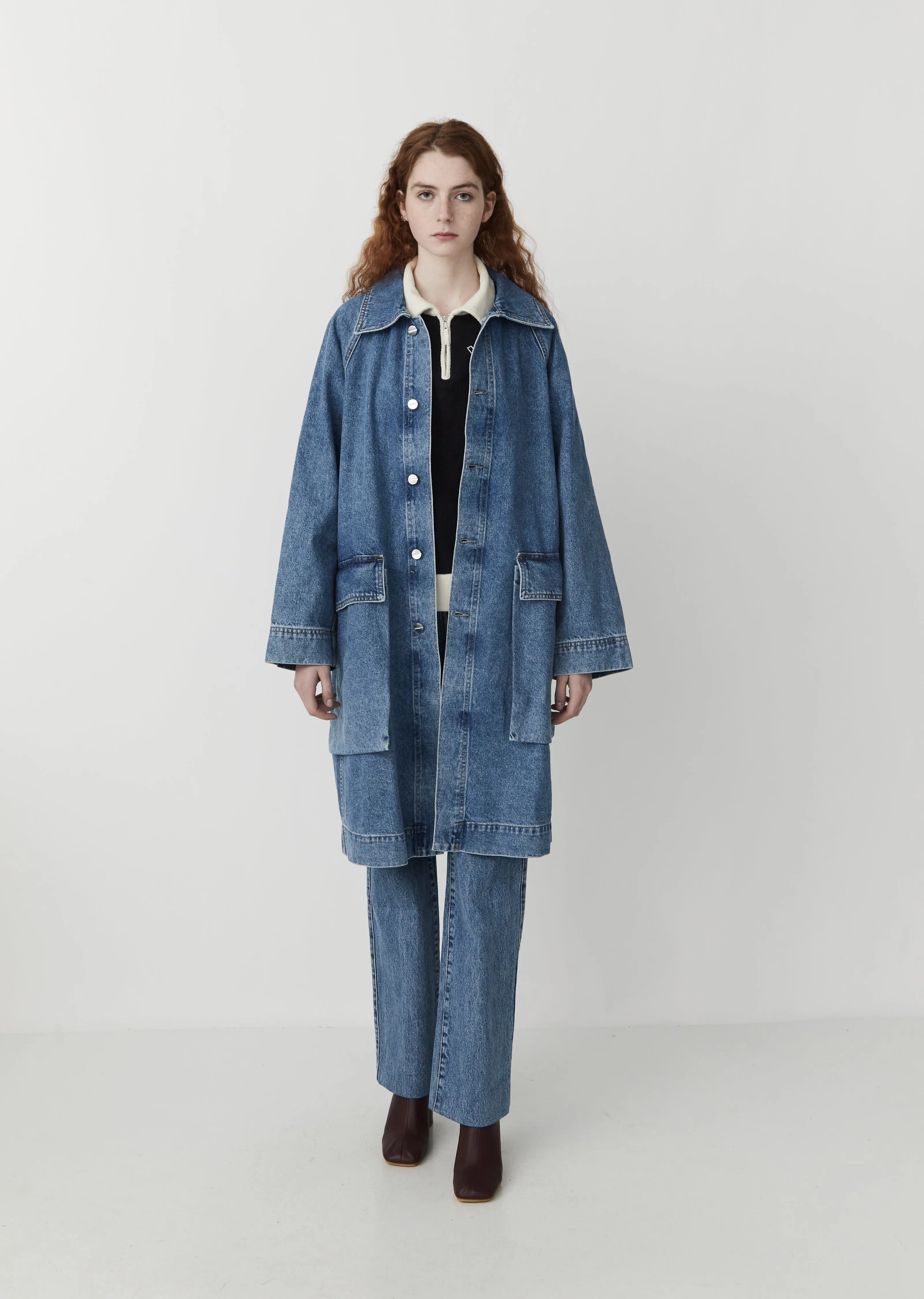 Denim Trench