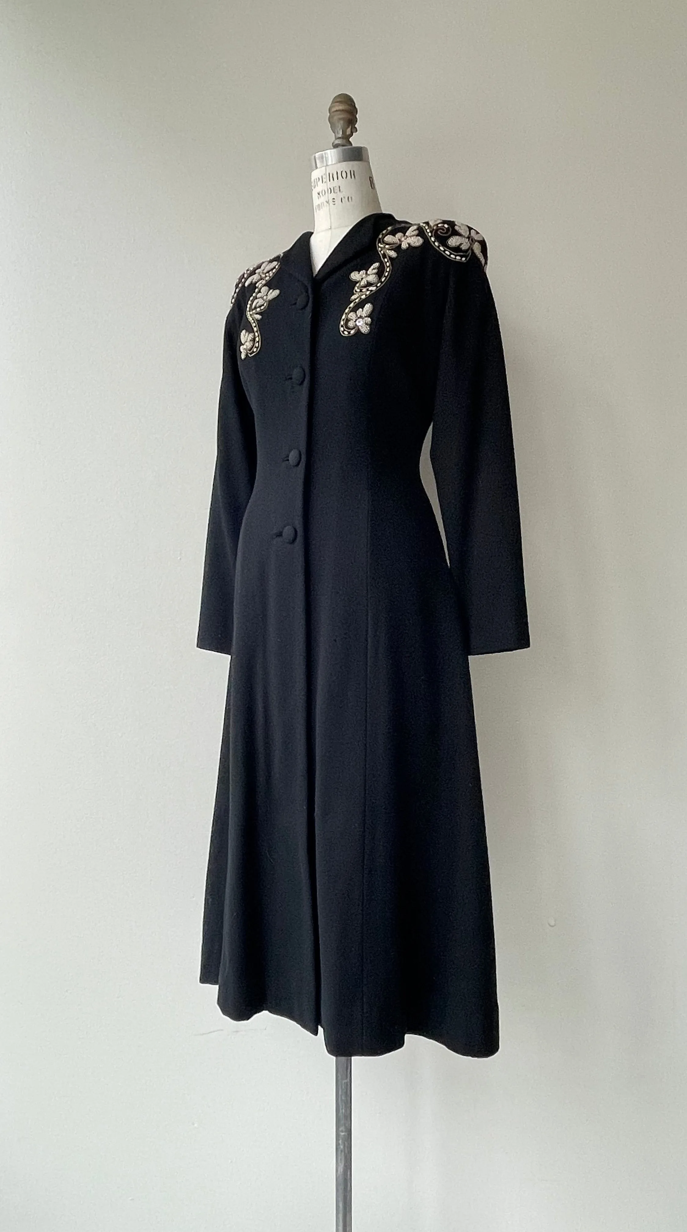 Diadem Wool Coat | 1940s