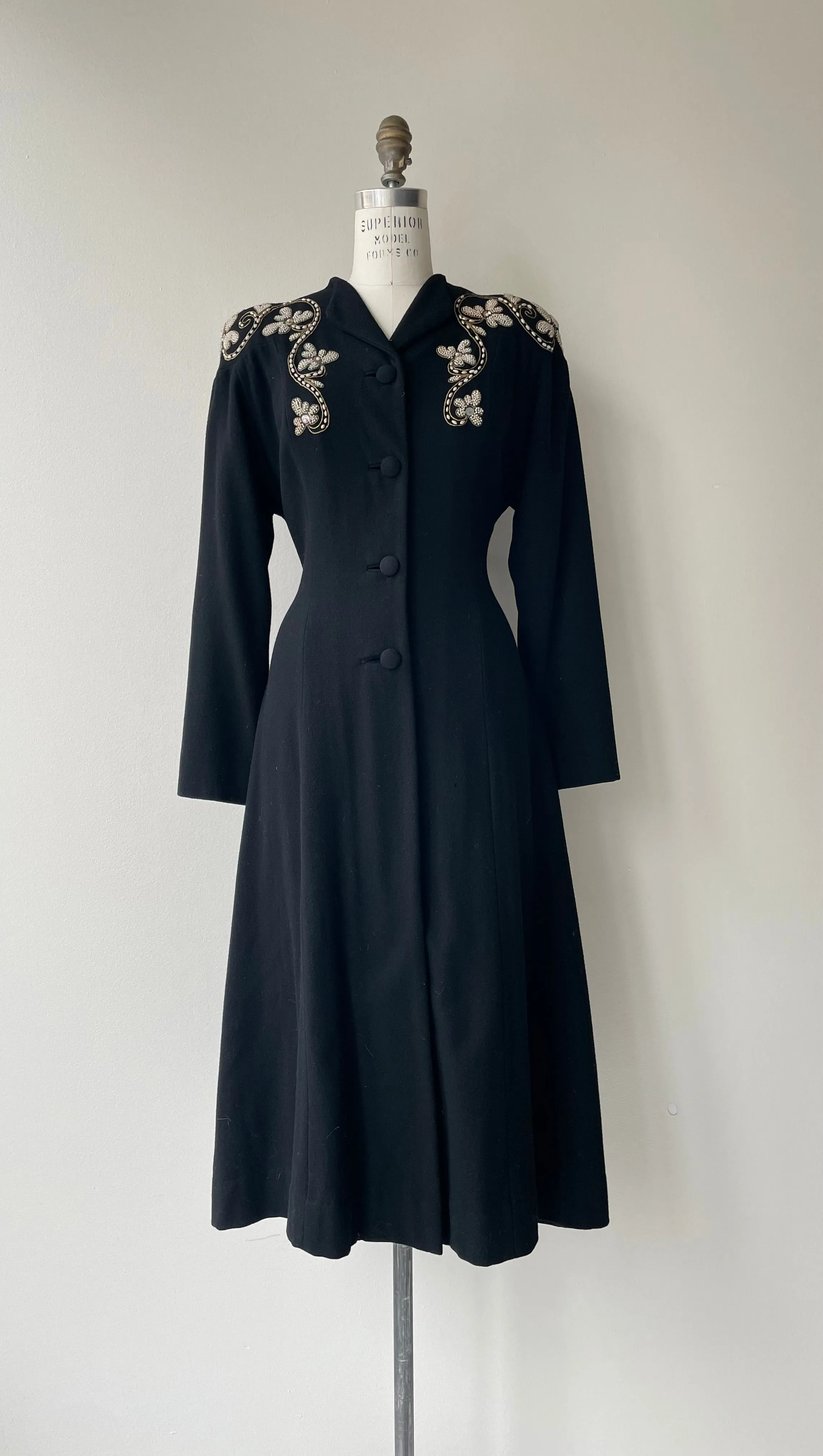 Diadem Wool Coat | 1940s