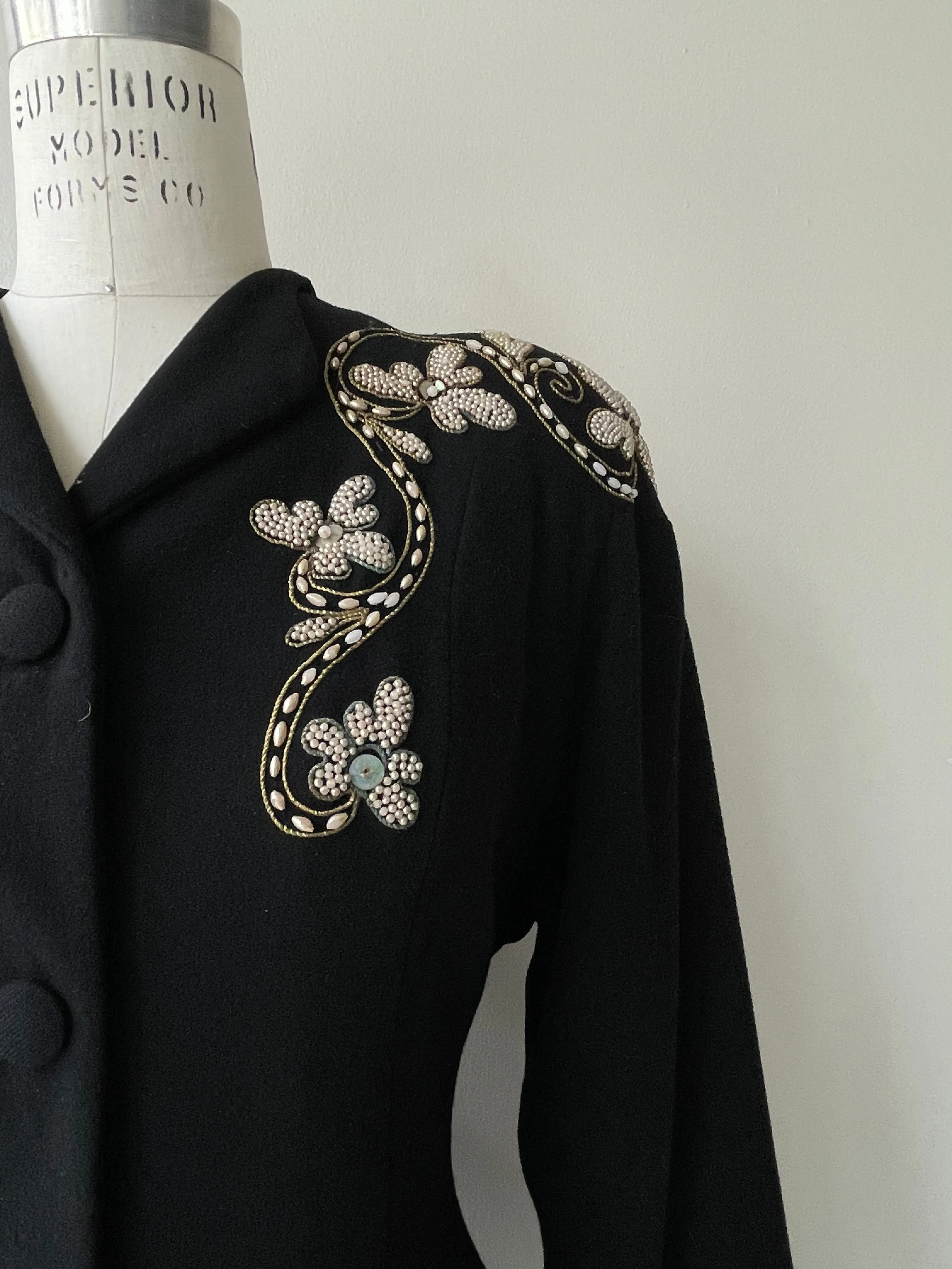 Diadem Wool Coat | 1940s