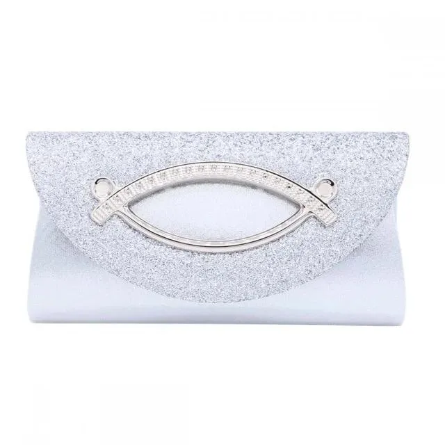 Diamond Sequin Clutch