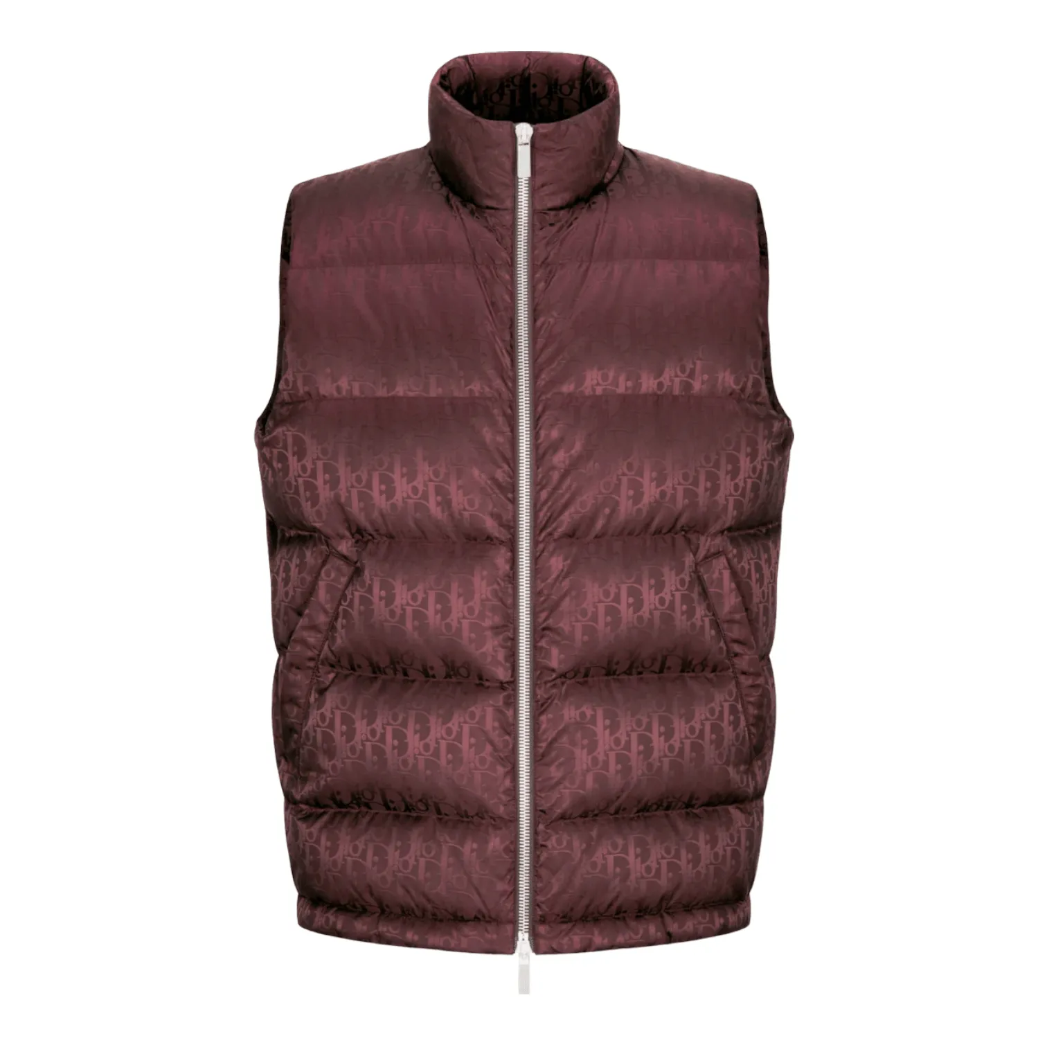 Dior Oblique Down Vest Burgundy