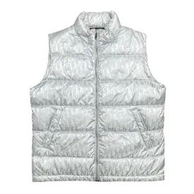 Dior Oblique Down Vest Silver Pre-Owned